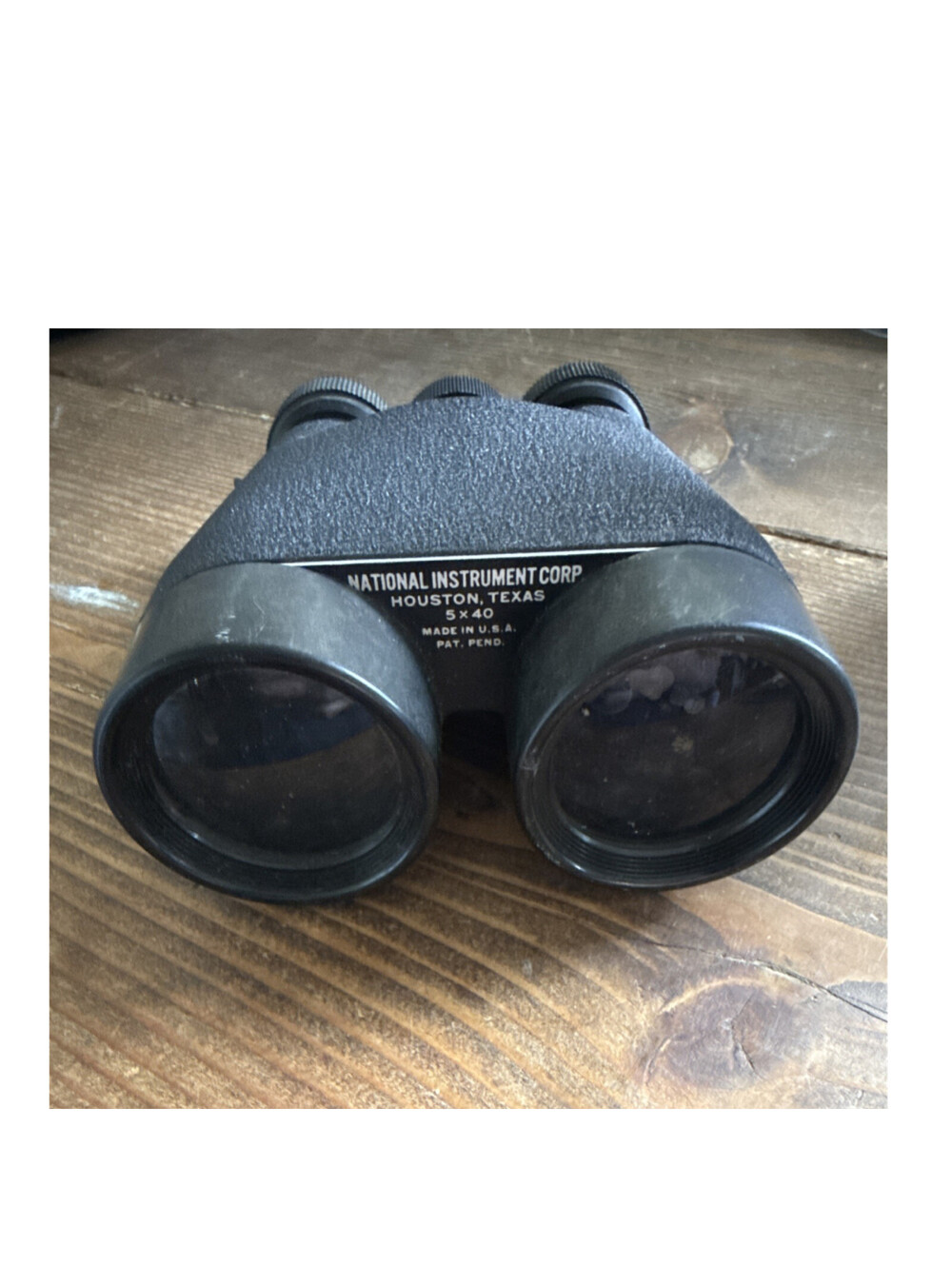 National Instrument Corp 5x40 Binoculars 5x 40mm Objective Lens Black
